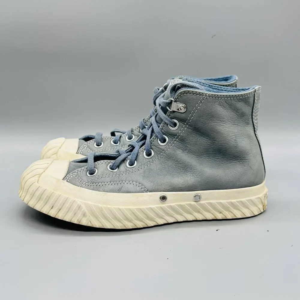 Converse Shoes Womens 7.5 Blue Leather Chuck 70 Bosey Water Repellent Sneakers - Picture 4 of 9